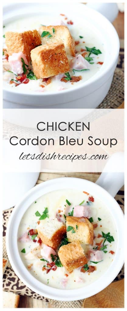 Chicken Cordon Bleu Soup