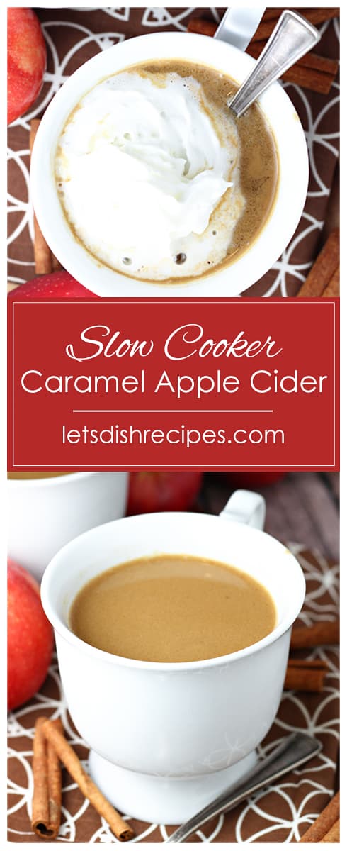 Slow Cooker Butterscotch Caramel Apple Cider