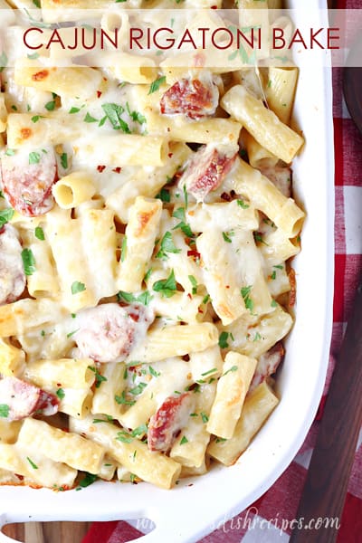 Cajun Rigatoni Bake