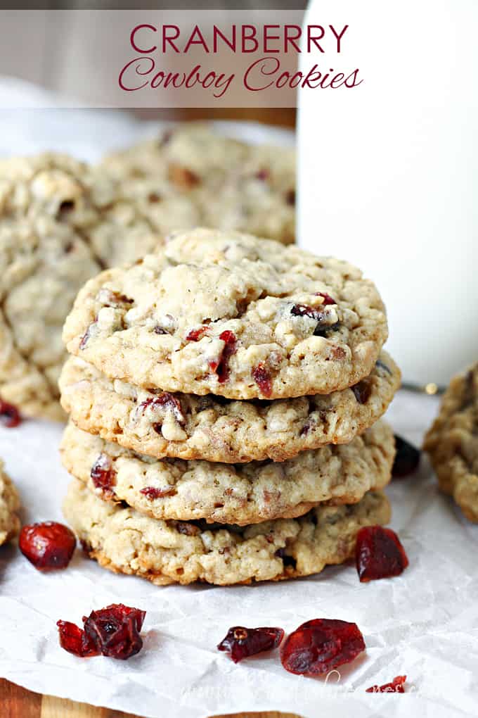 Cranberry Cowboy Cookies