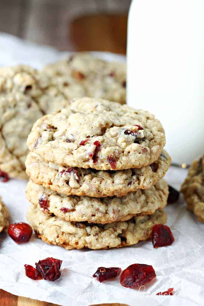 Cranberry Cowboy Cookies