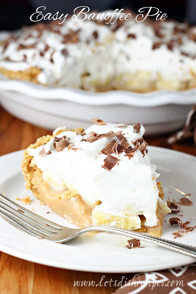 Easy Banoffee Pie