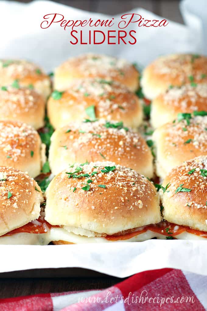 Pepperoni Pizza Sliders