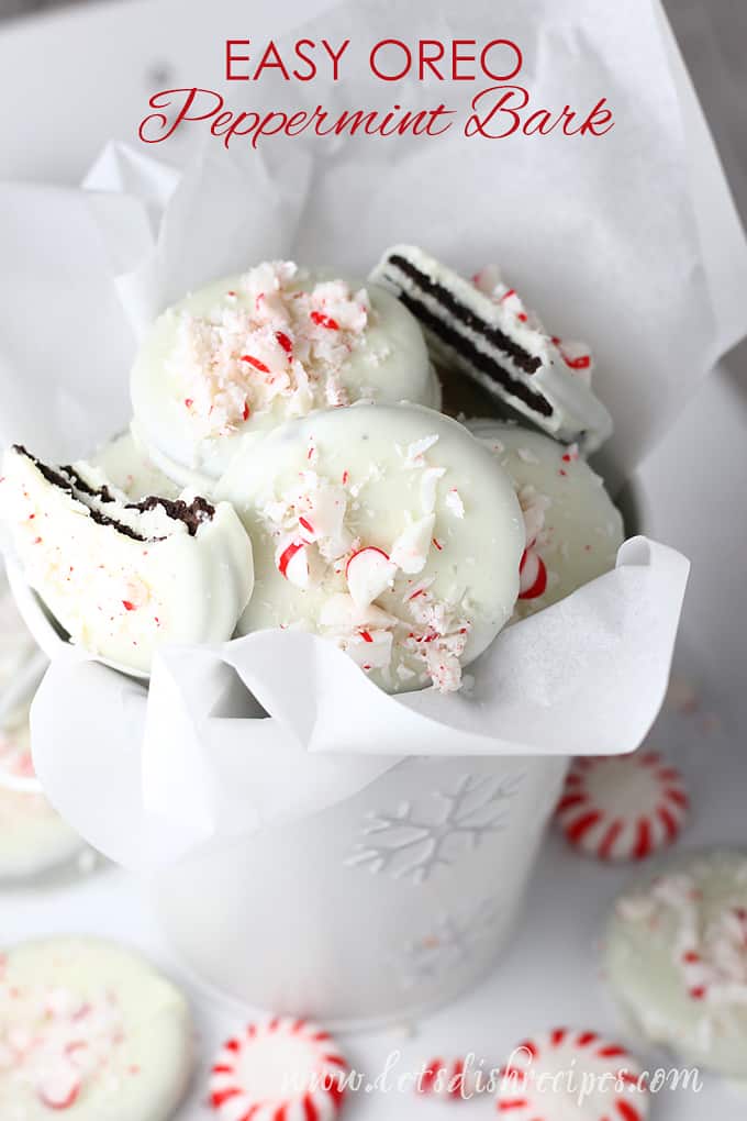 Easy Oreo Peppermint Bark