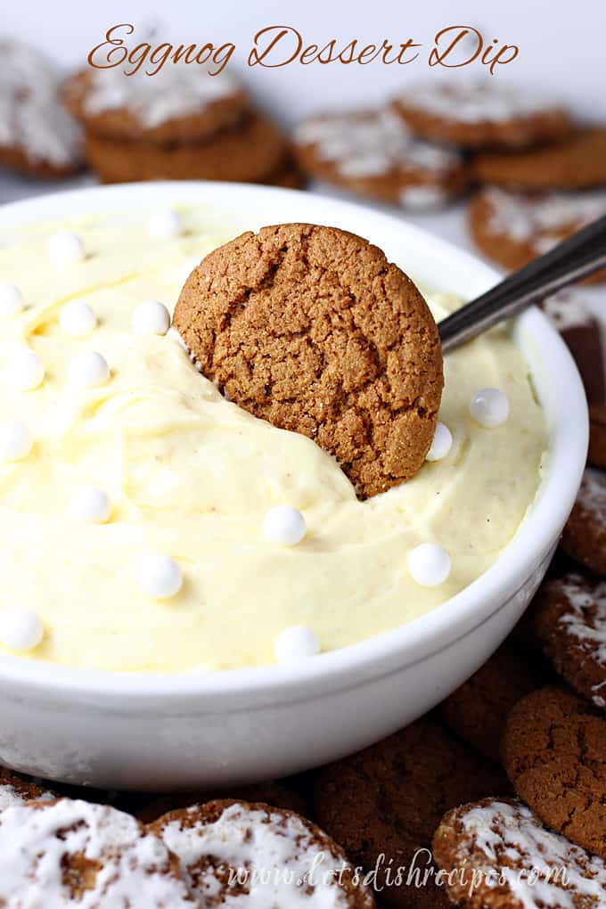 Eggnog Dessert Dip