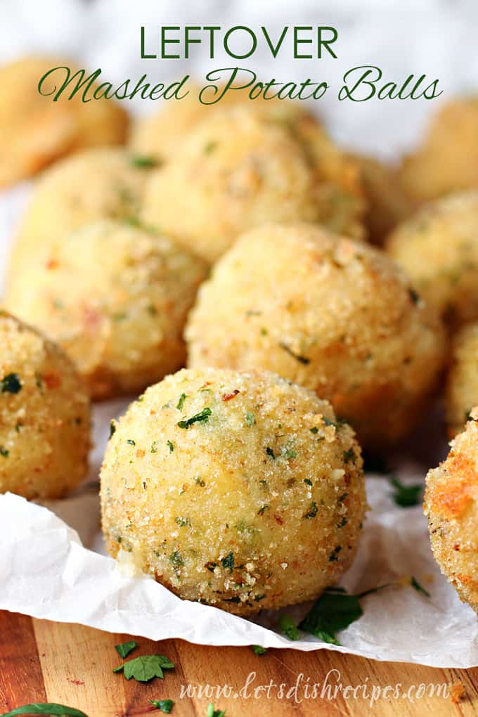 Leftover Mashed Potato Balls