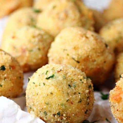 Fried Mashed Potato Balls feature