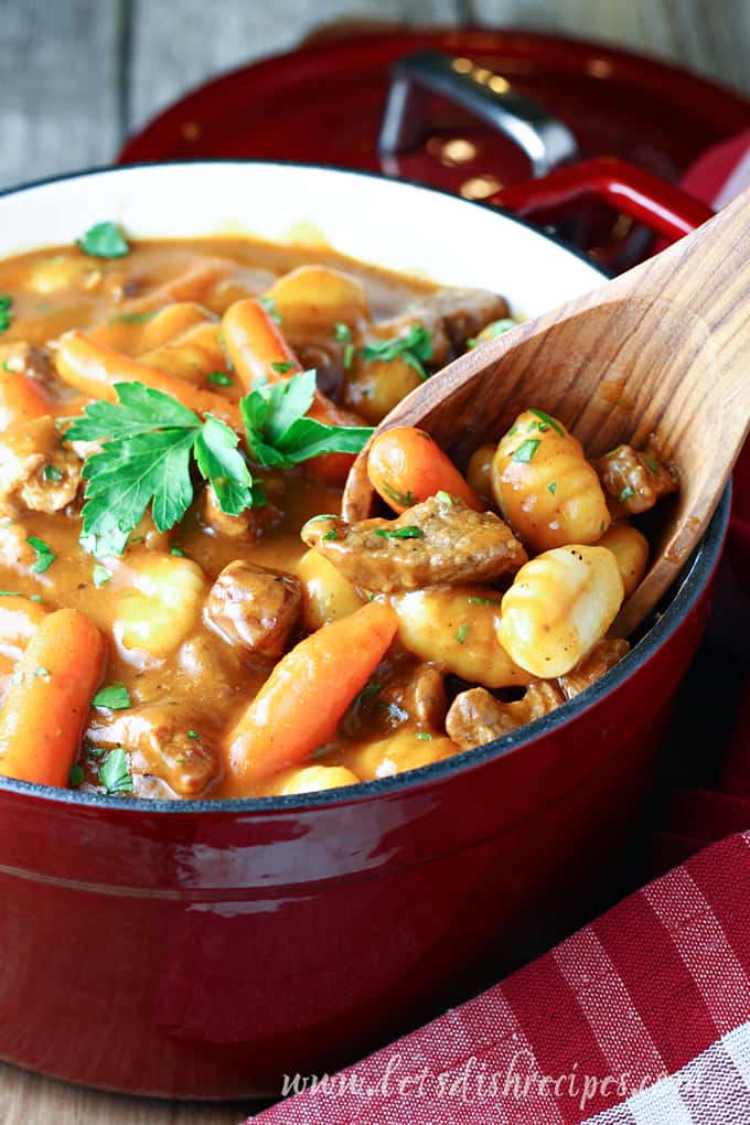 Potato Gnocchi Beef Stew