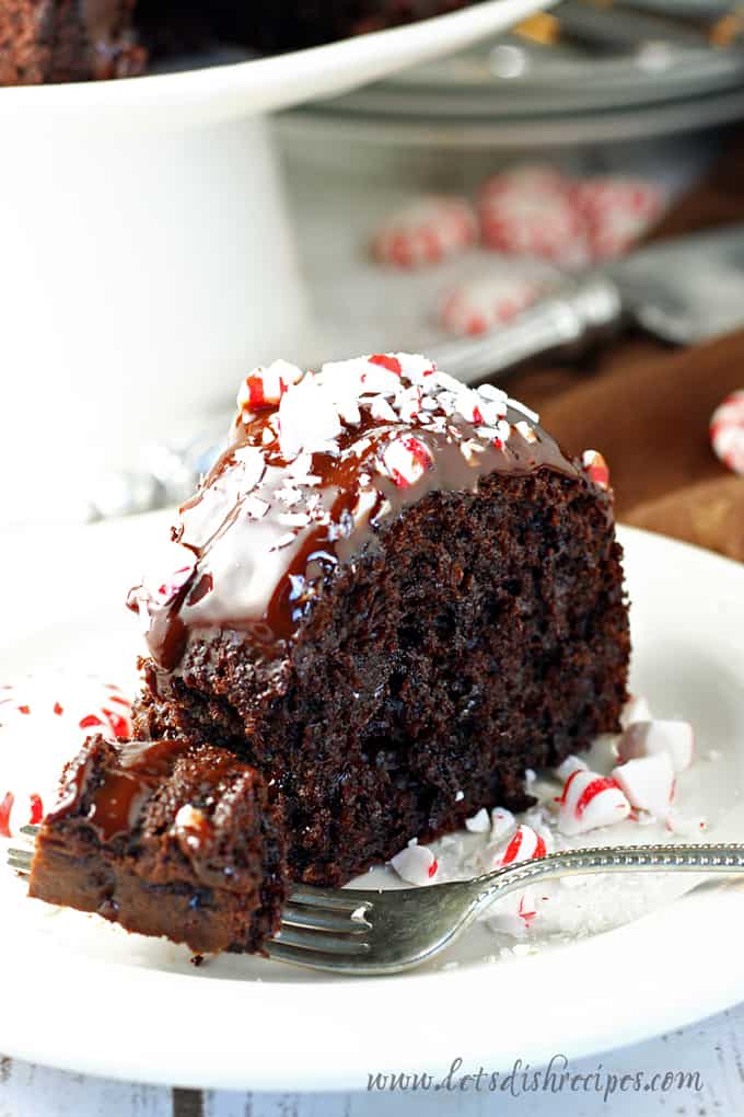 Chocolate Peppermint Bundt Cake