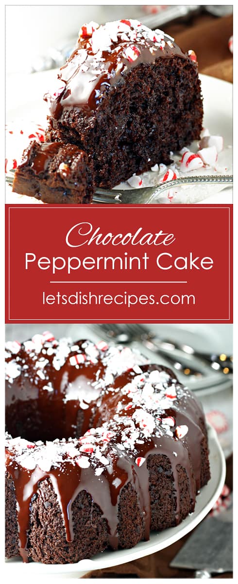 Chocolate Peppermint Bundt Cake Pin