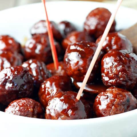 Sweet Chipotle Barbecue Meatballs feature