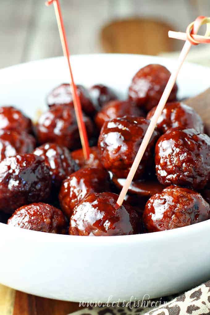 Sweet Chipotle Barbecue Meatballs