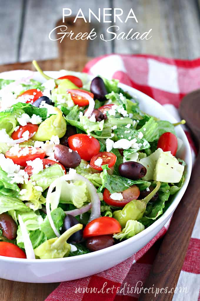 Copycat Panera Greek Salad