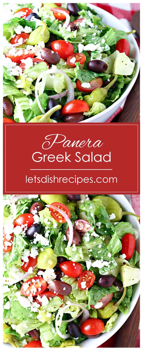 Copycat Panera Greek Salad