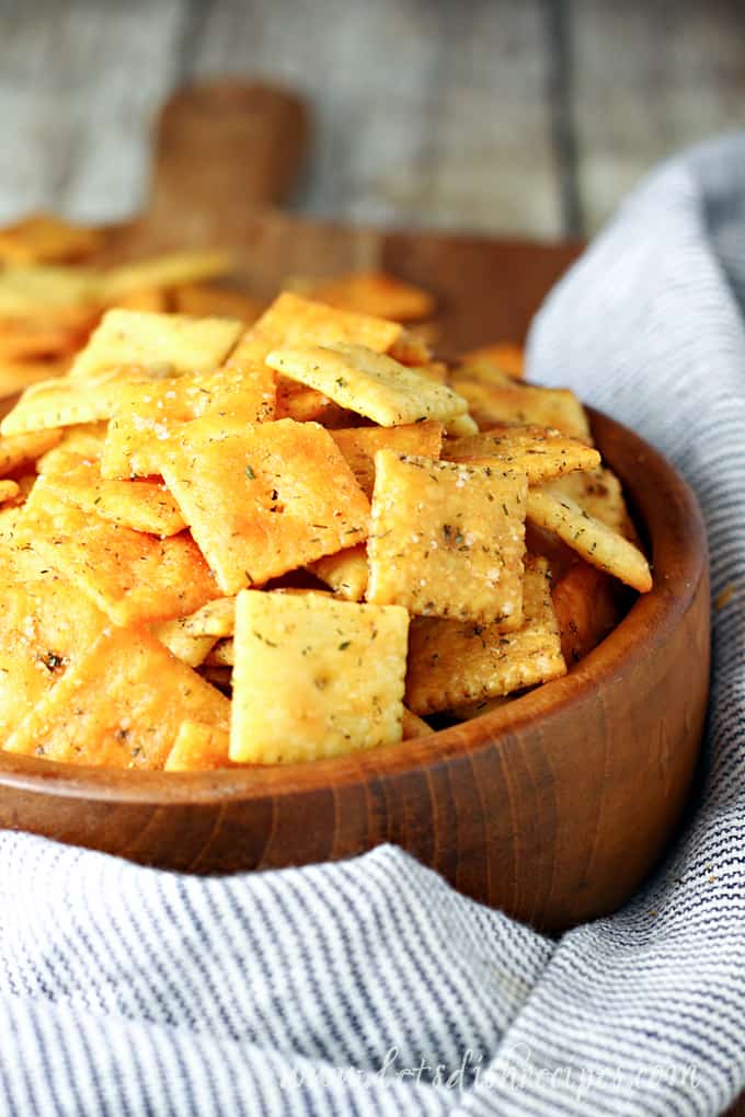 Ultimate Seasoned Cheese Crackers