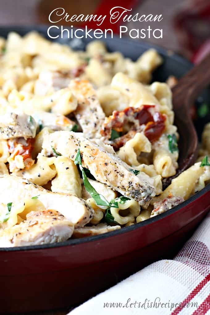 Creamy Tuscan Chicken Pasta