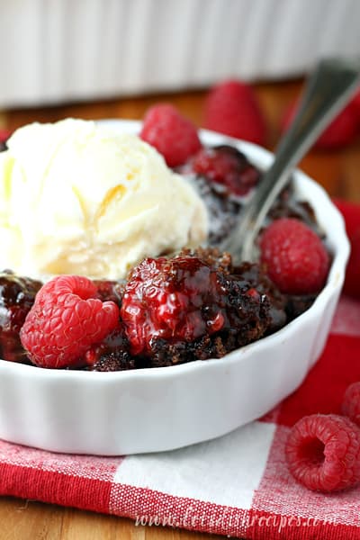 Raspberry Chocolate Lava Cake