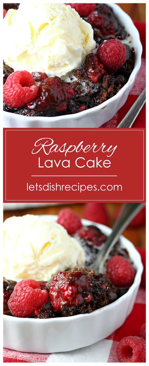 Raspberry Chocolate Lava Cake