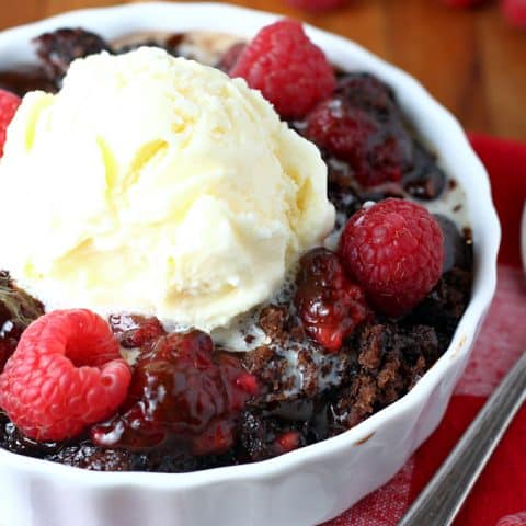 Raspberry Lava Cake feature