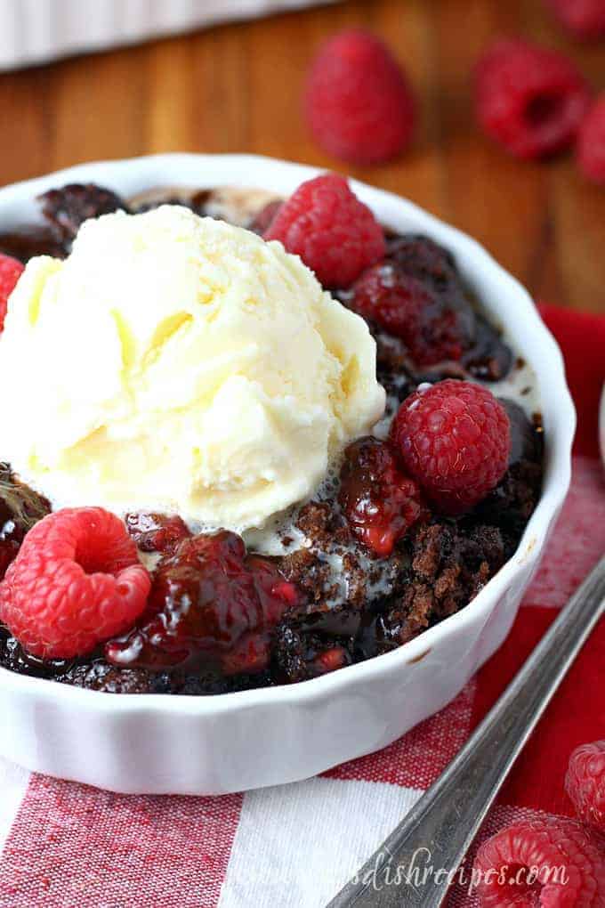 Raspberry Chocolate Lava Cake