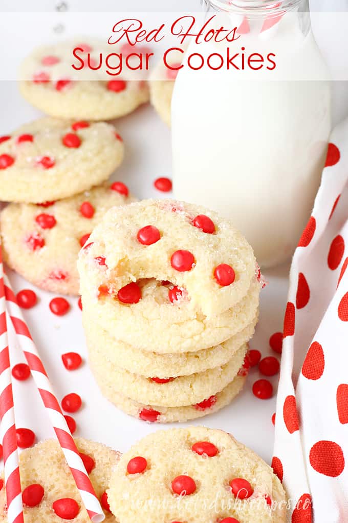 Red Hots Cake Mix Sugar Cookies