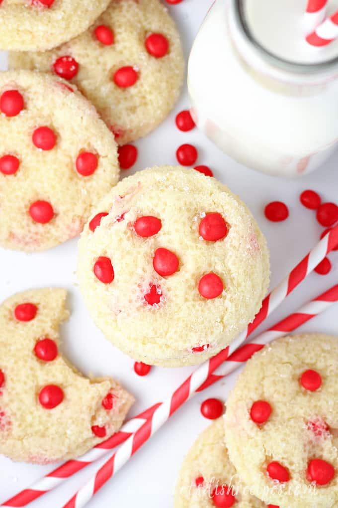 Red Hots Cake Mix Sugar Cookies