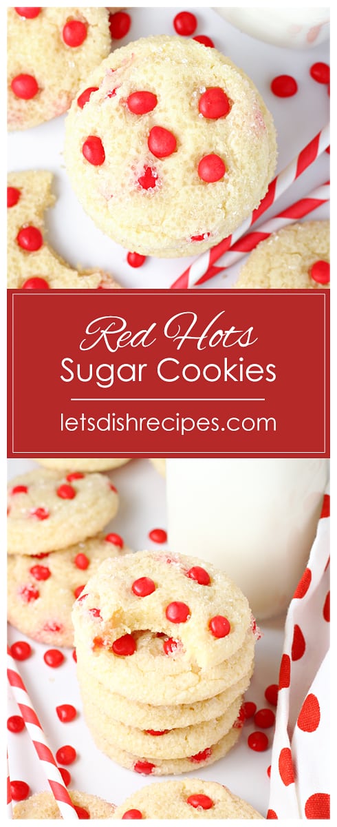 Red Hots Cake Mix Sugar Cookies