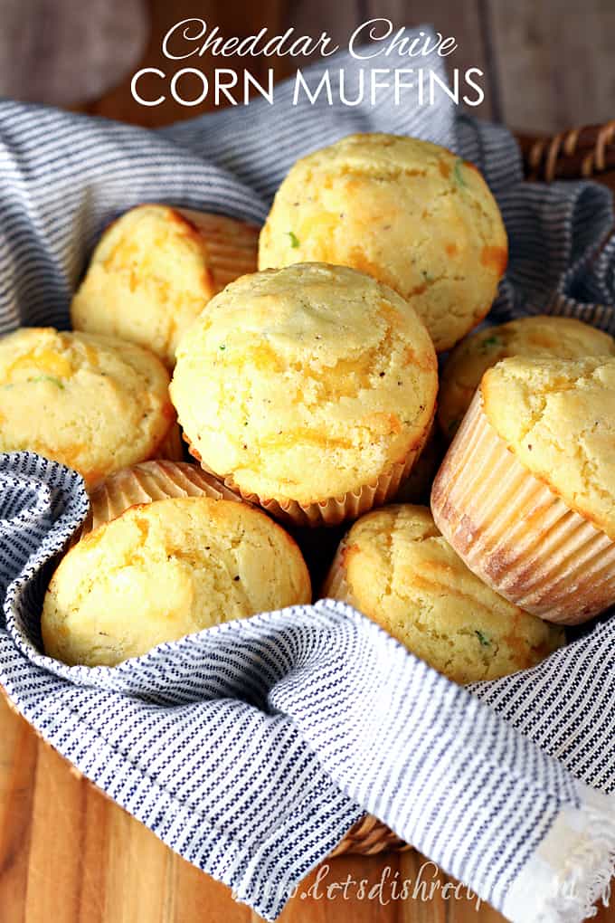 Cheddar Chive Corn Muffins