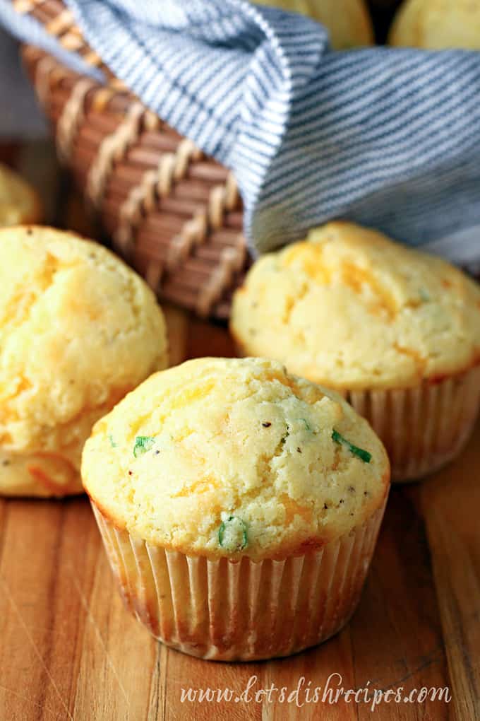 Cheddar Chive Corn Muffins