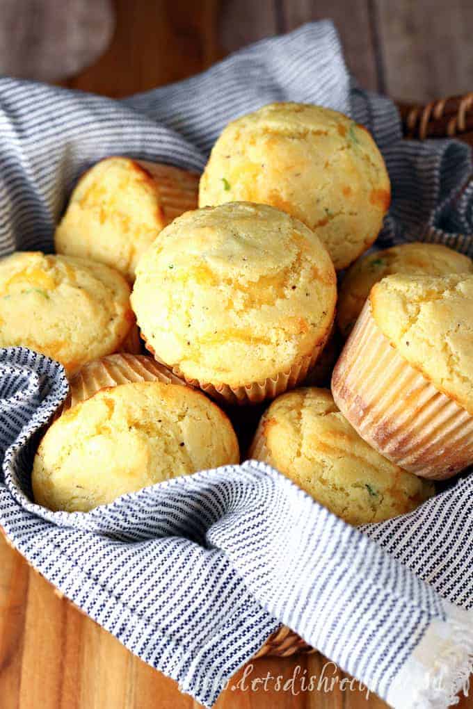 Cheddar Chive Corn Muffins