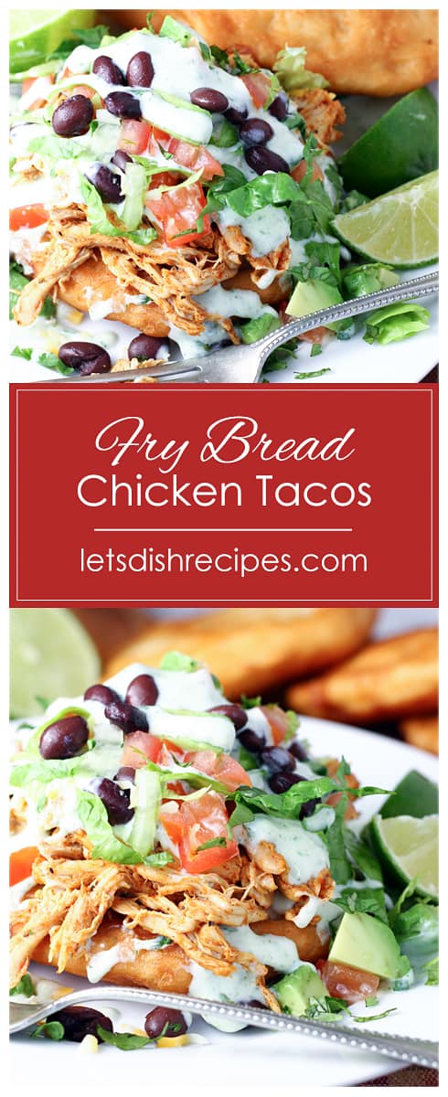 Easy Fry Bread Chicken Tacos