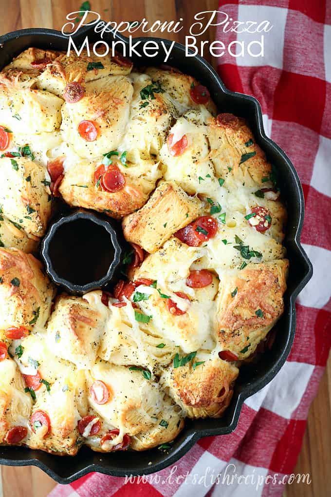 Pepperoni Pizza Monkey Bread