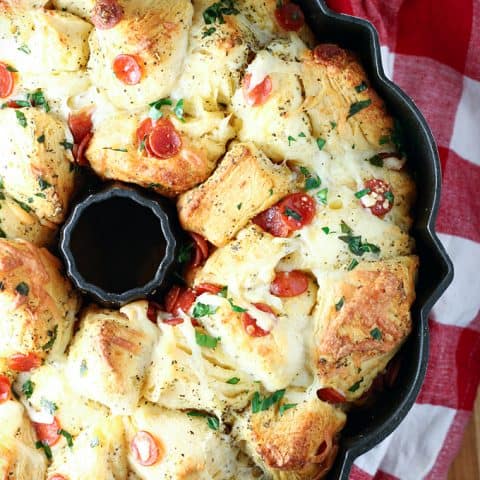 Pepperoni Pizza Monkey Bread feature