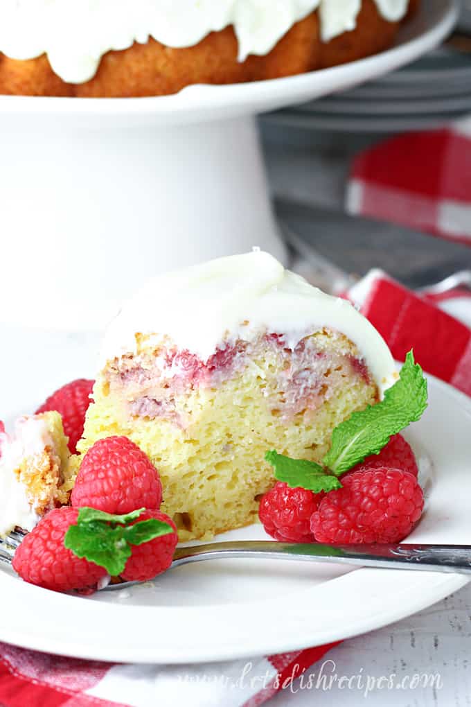 Easy Raspberry Lemon Bundt Cake