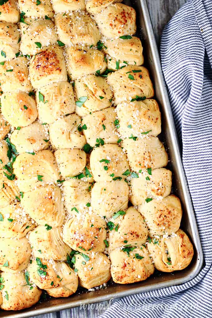 Parmesan Garlic Bubble Bread