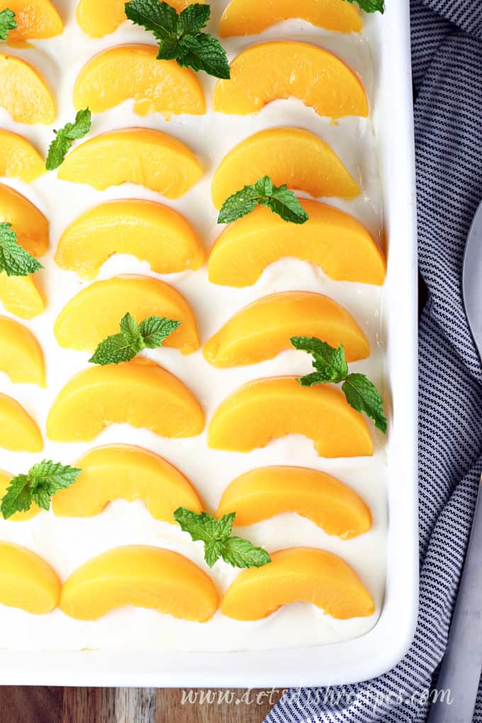 Peach Carlota Dessert