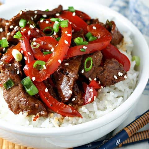 Easy szechuan beef feature