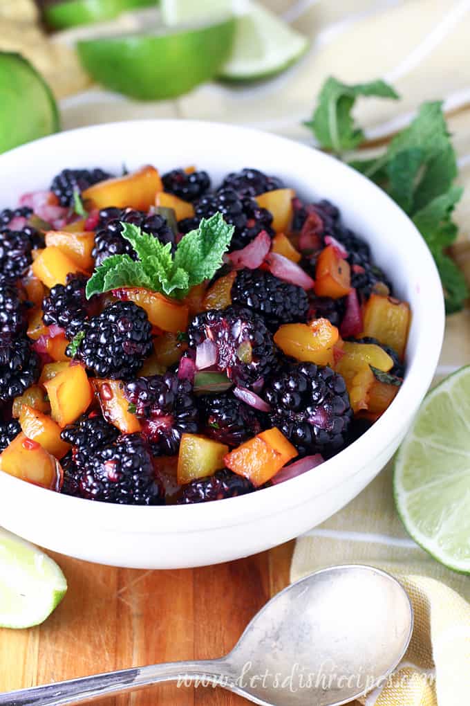 Blackberry Bell Pepper Salsa