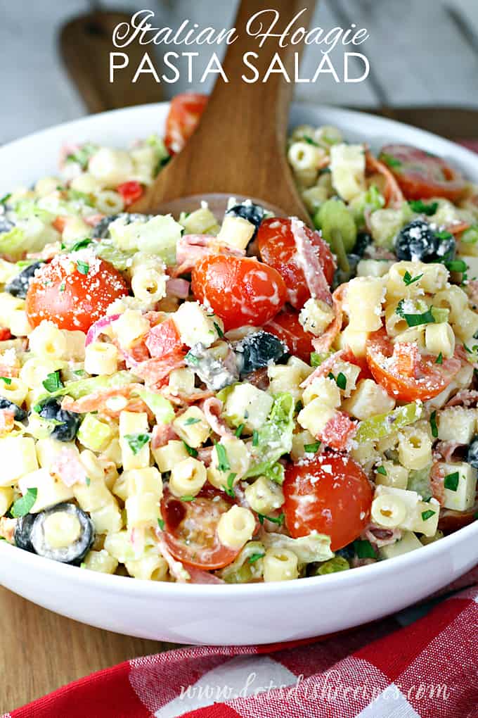 Italian Hoagie Pasta Salad