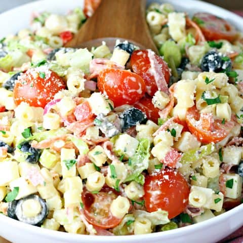 Italian Hoagie Pasta Salad feature