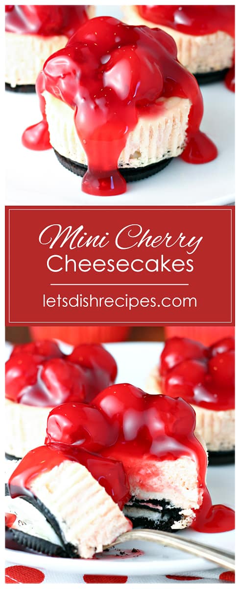 Mini Cherry Cheesecakes