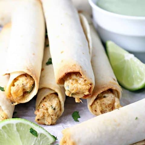 Ranch Chicken Taquitos feature