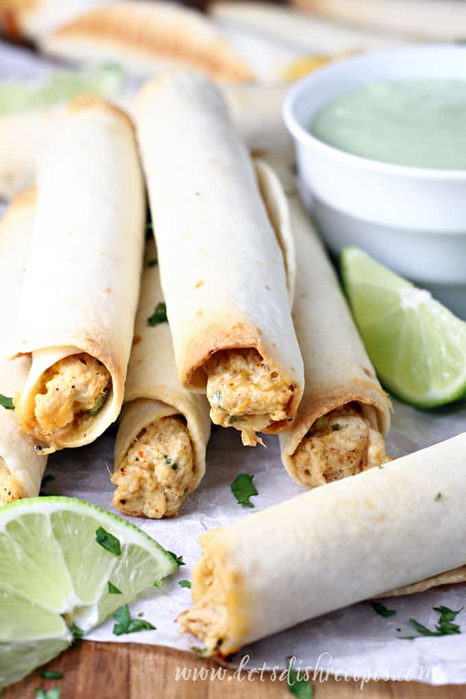 Ranch Chicken Taquitos