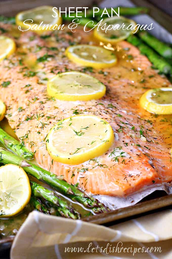 Sheet Pan Salmon and Asparagus