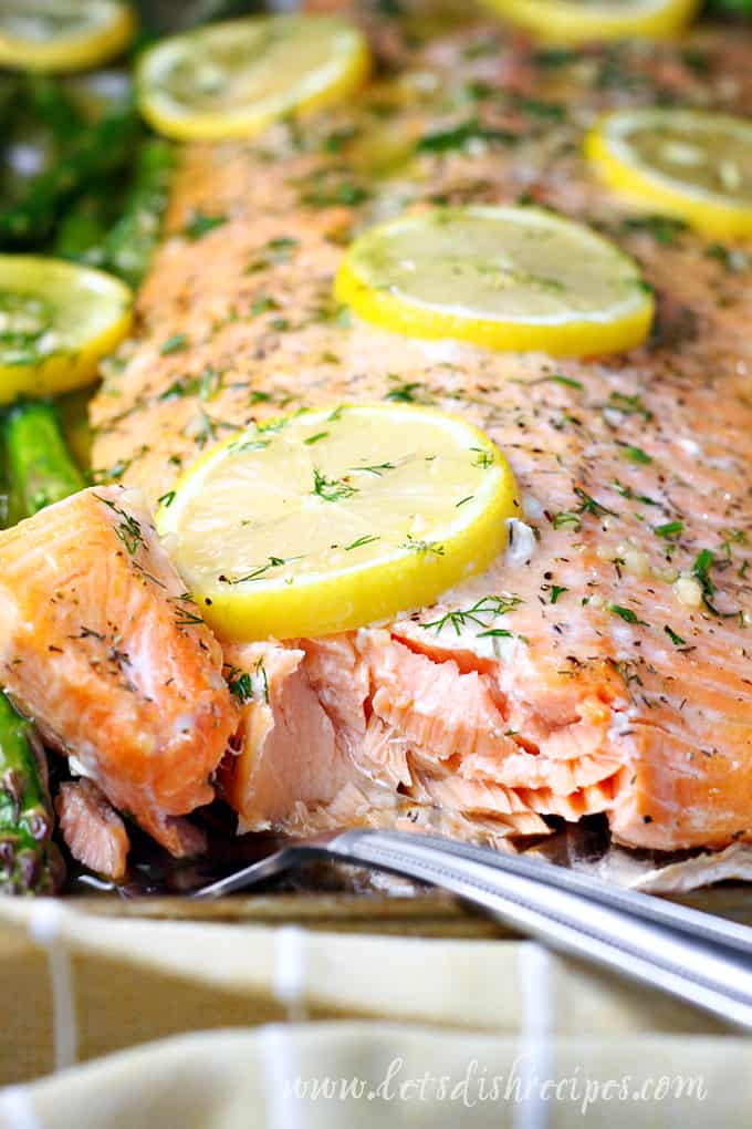 Sheet Pan Salmon and Asparagus