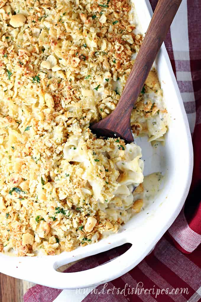 Cheesy Ranch Chicken Noodle Bake