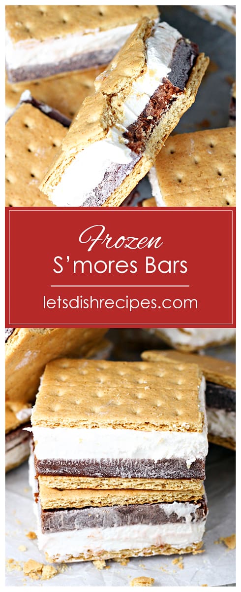 Frozen S'mores Bars