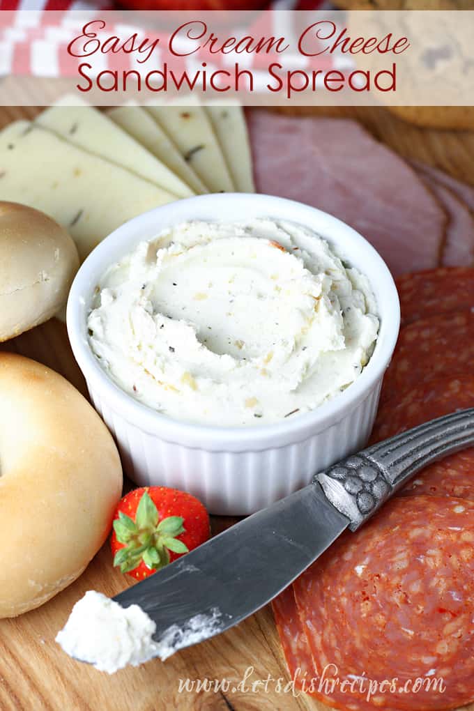 Easy Cream Cheese Sandwich Spread