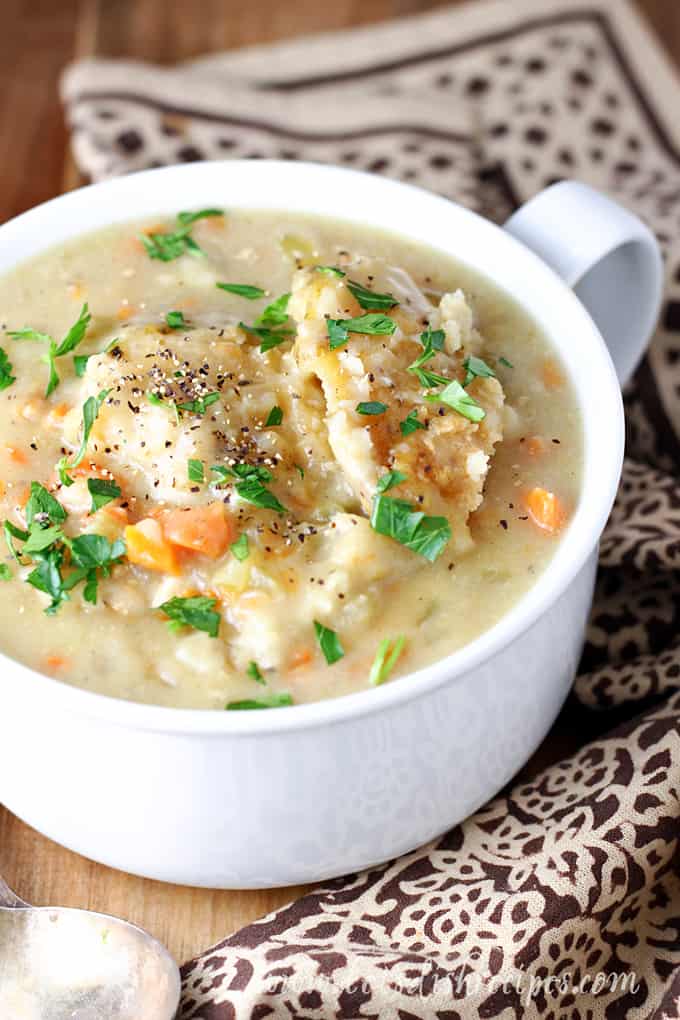 Slow Cooker Chicken and Dumplings