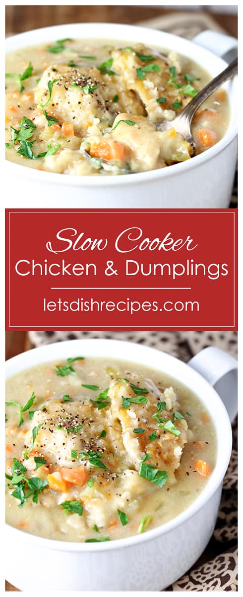 Slow Cooker Chicken and Dumplings